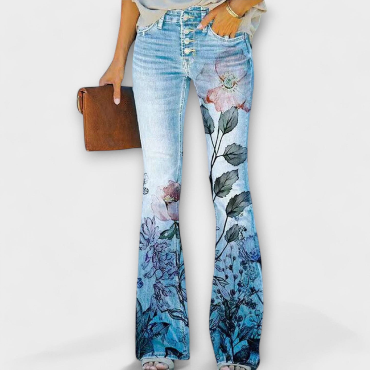 Floral Print Pants