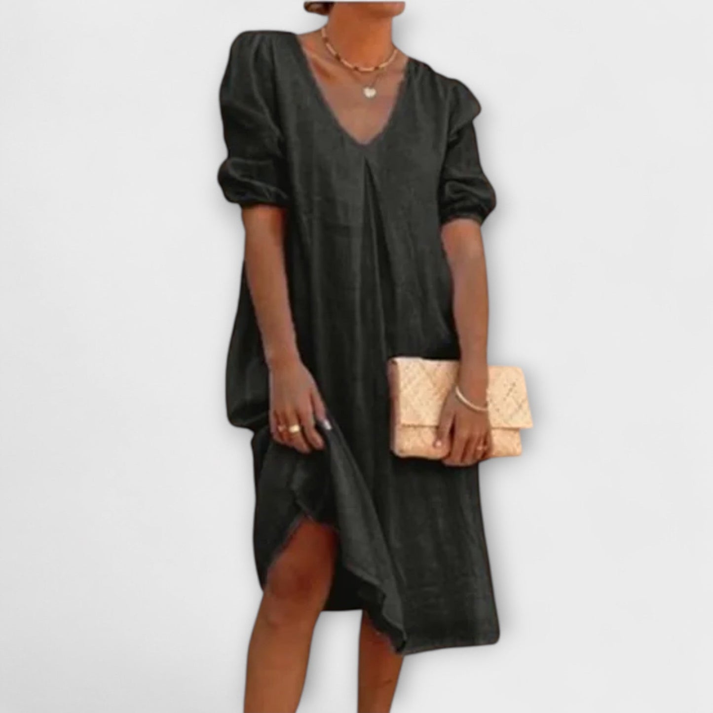 Fanny - Elegant Summer Dress with Crochet Accents