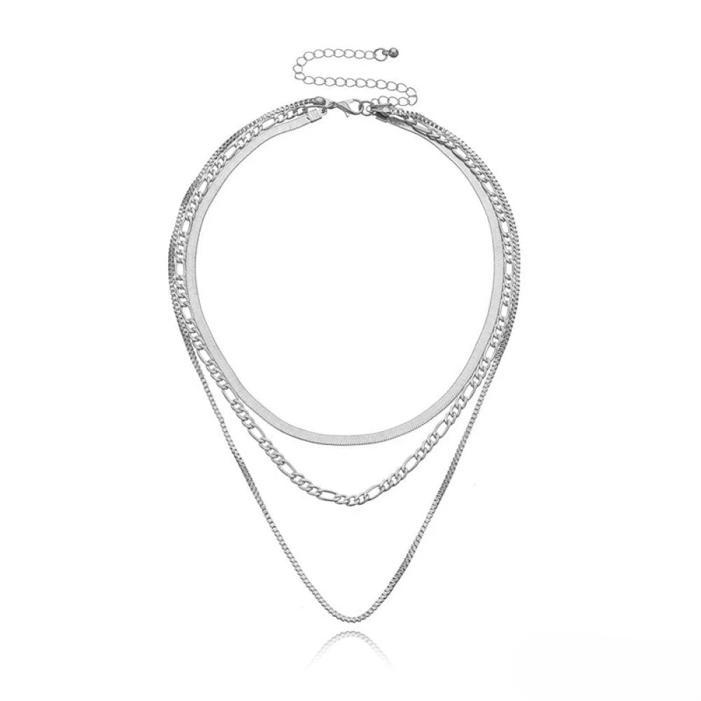 Vintage 3-Piece Stacked Necklace