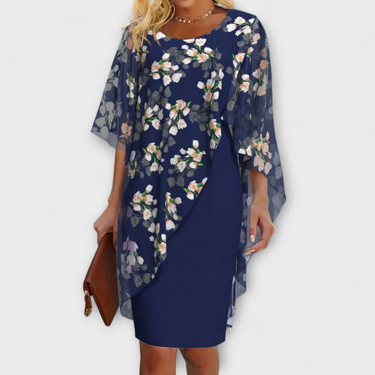 Lyanna - Women's Floral Chiffon Dress