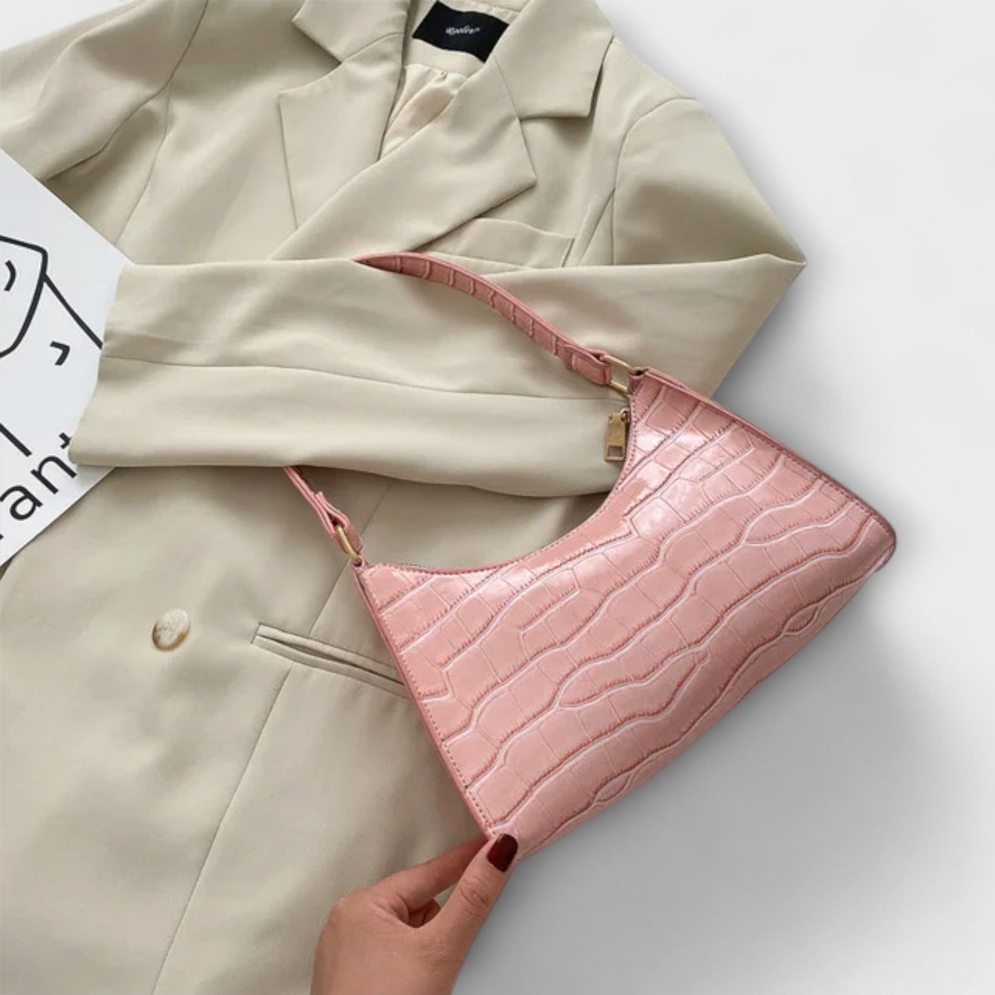 Lora - Glossy Leather Bag