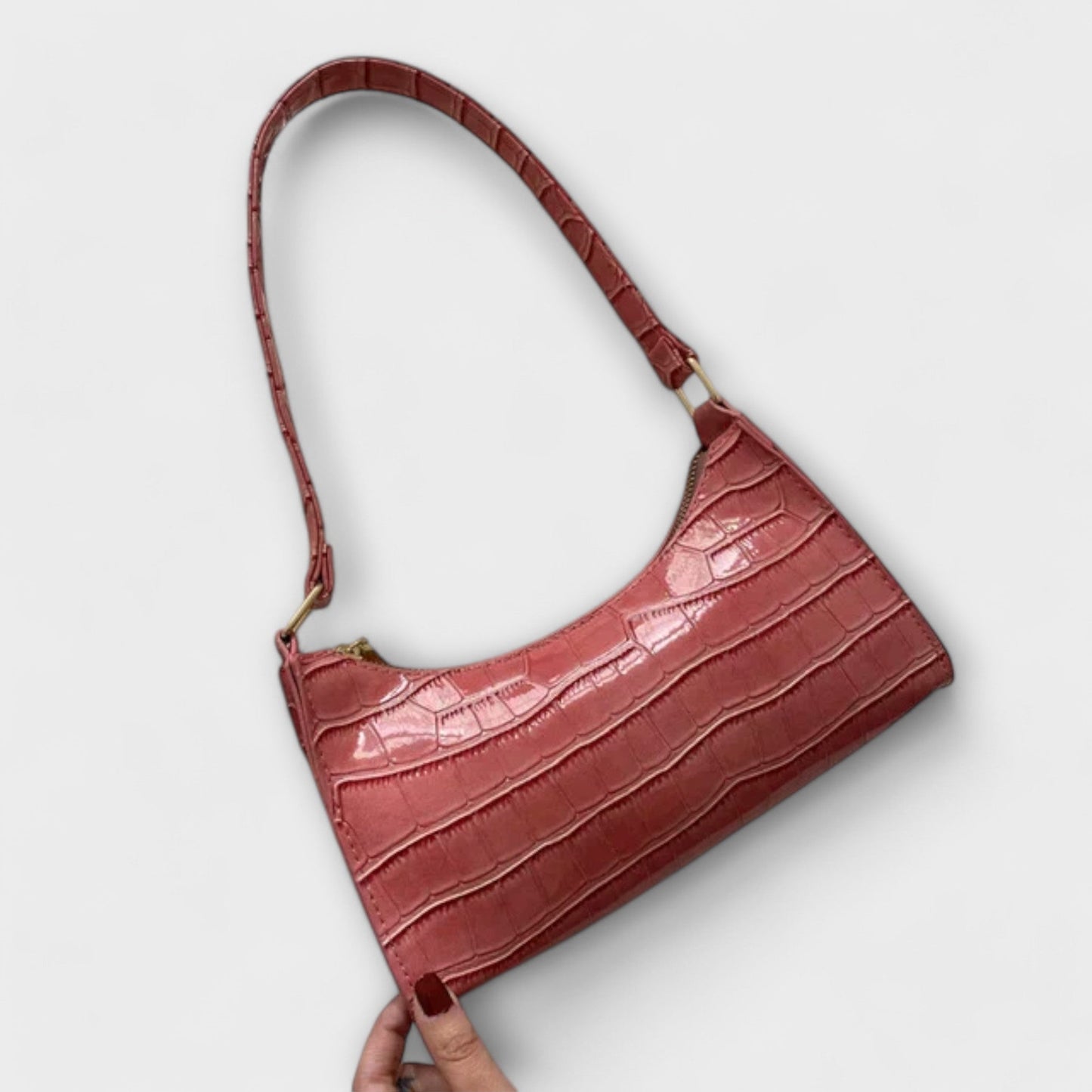 Lora - Glossy Leather Bag