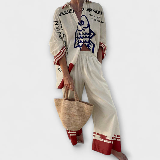 Rounelle – Linen Style with Fish Accent