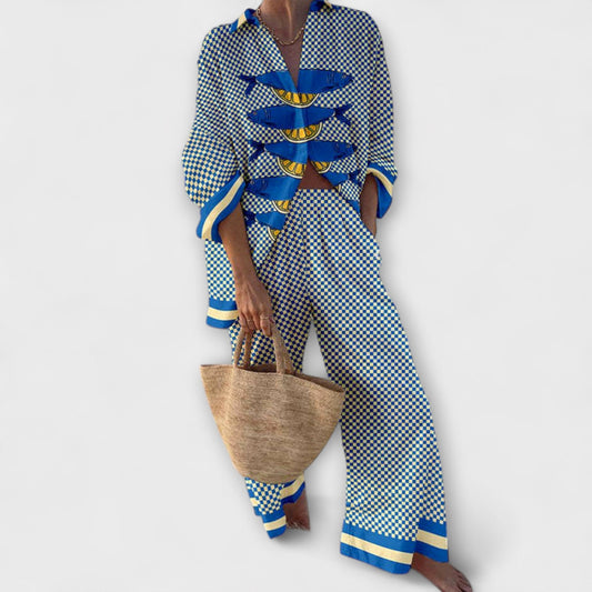 Trivela – Lemon Print Suit