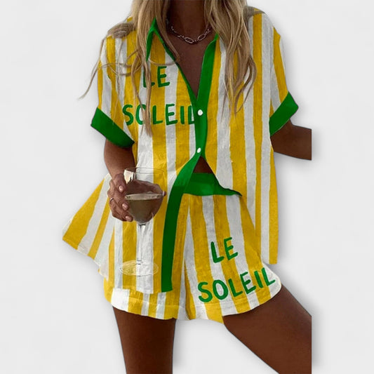 Halora – Stylish Yellow Linen