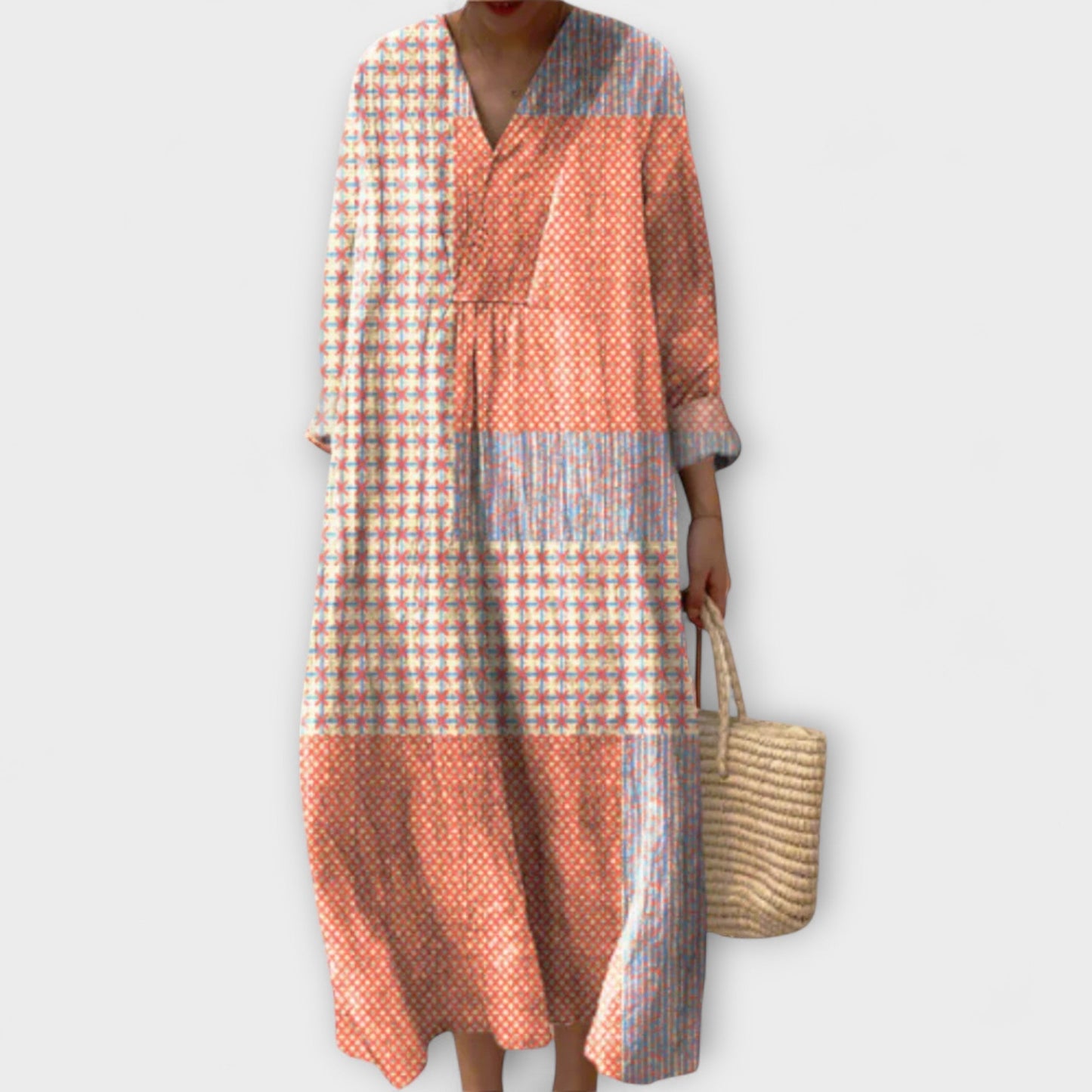Bethany - Stylish Dress with Geometric Pattern