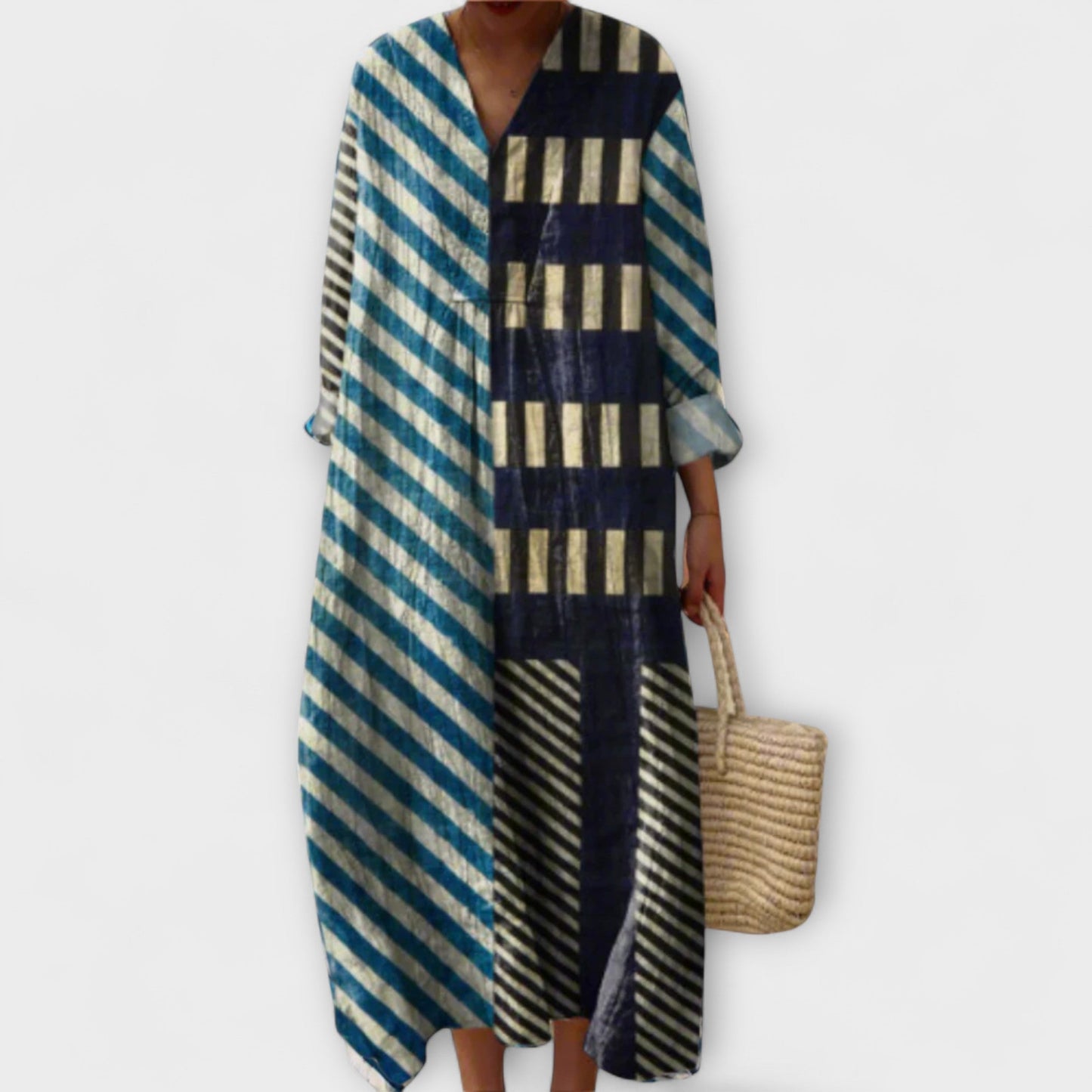 Elissa - Chic Geometric Dress