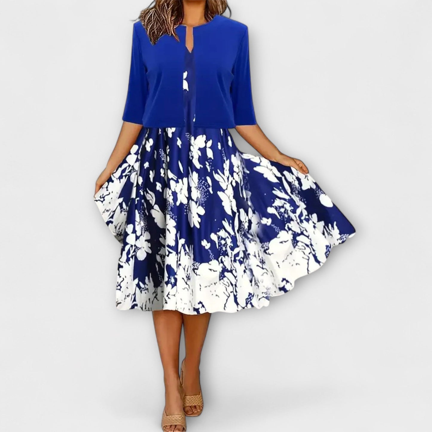 Women's Blazer Midi Dress