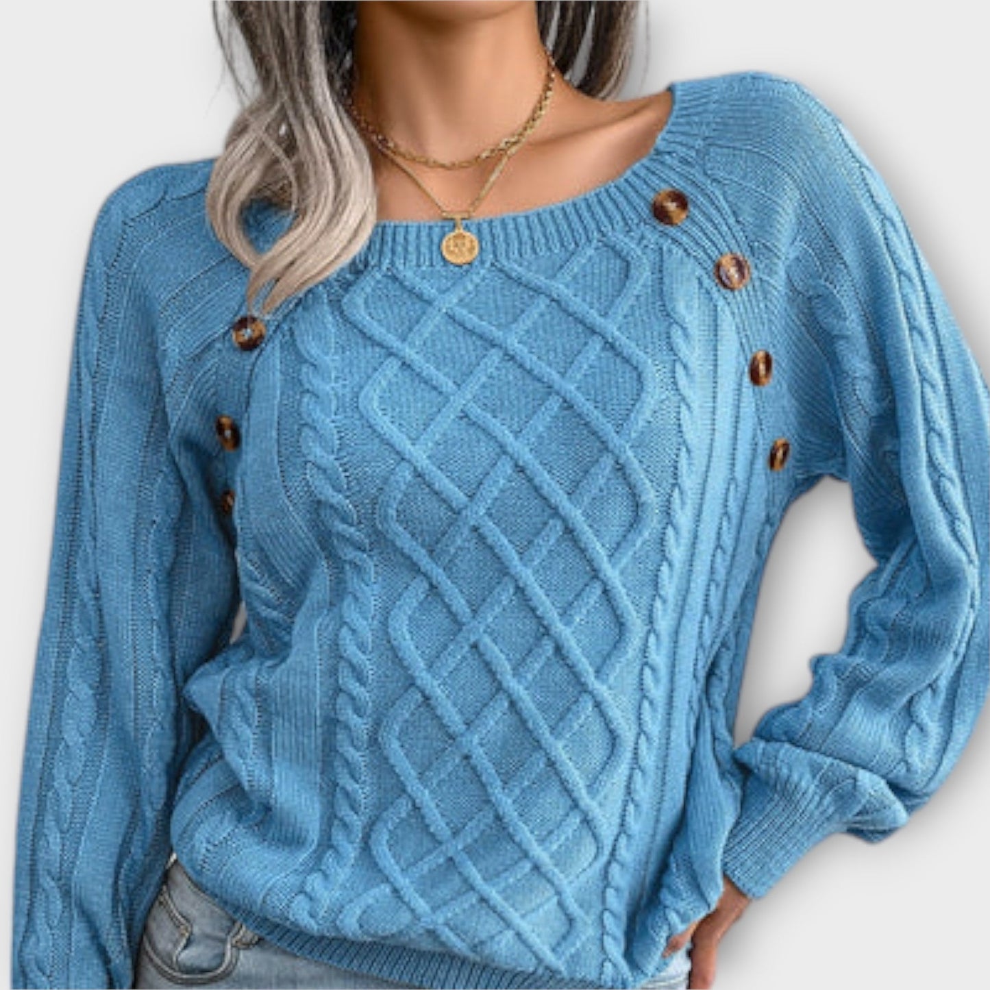 Malia - Button-Up Sweater