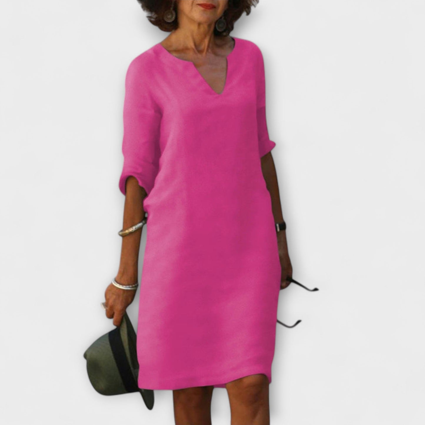 Ellyse - Chic Summer Dress with V-Neck