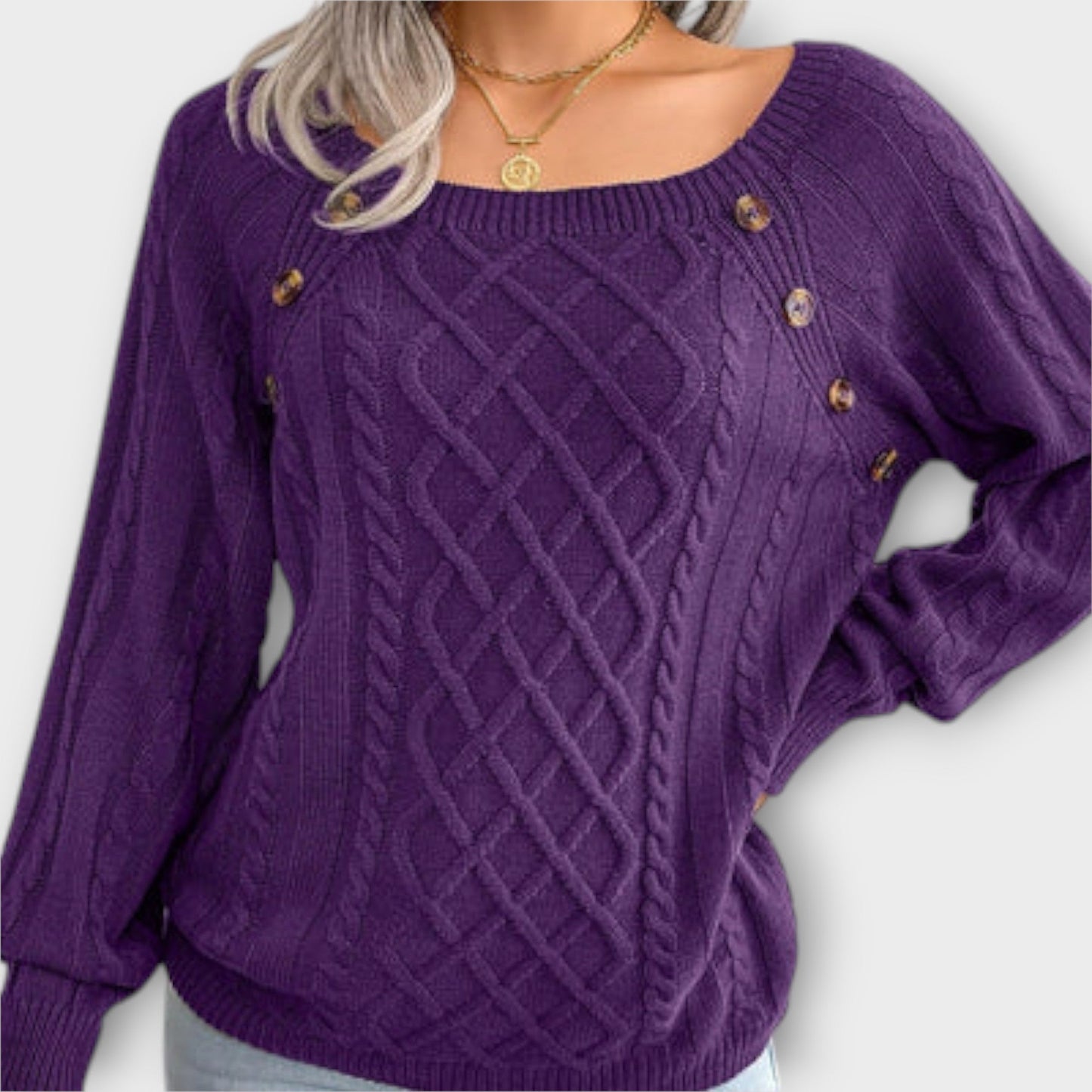 Malia - Button-Up Sweater