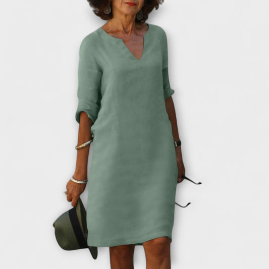 Ellyse - Chic Summer Dress with V-Neck