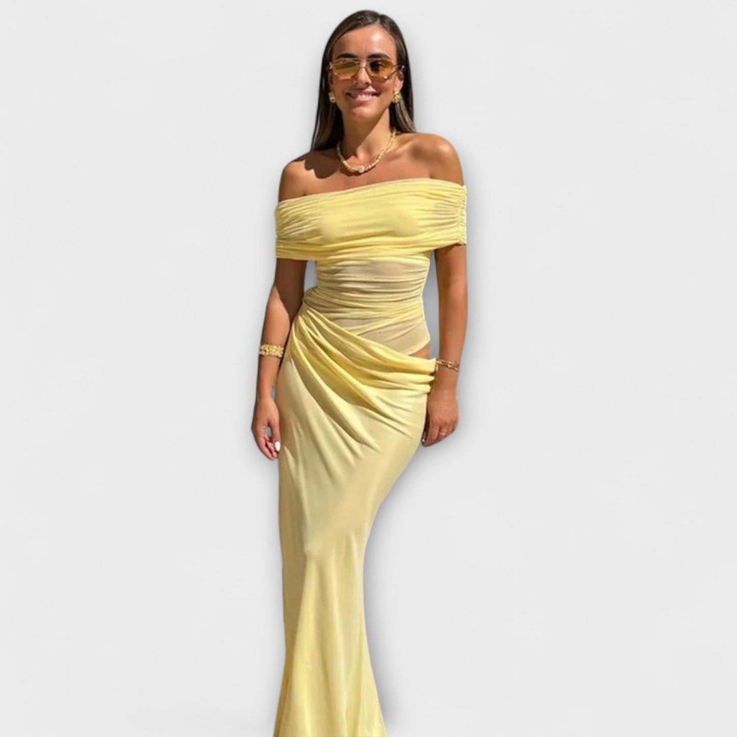 Puss - Ruffled Asymmetrical Dress