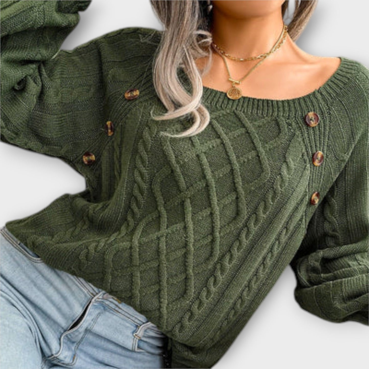 Malia - Button-Up Sweater
