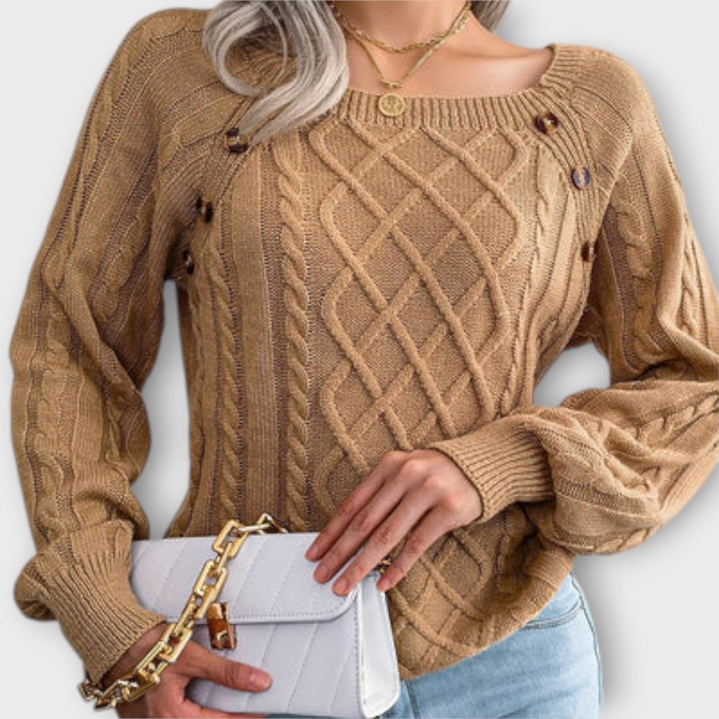 Malia - Button-Up Sweater