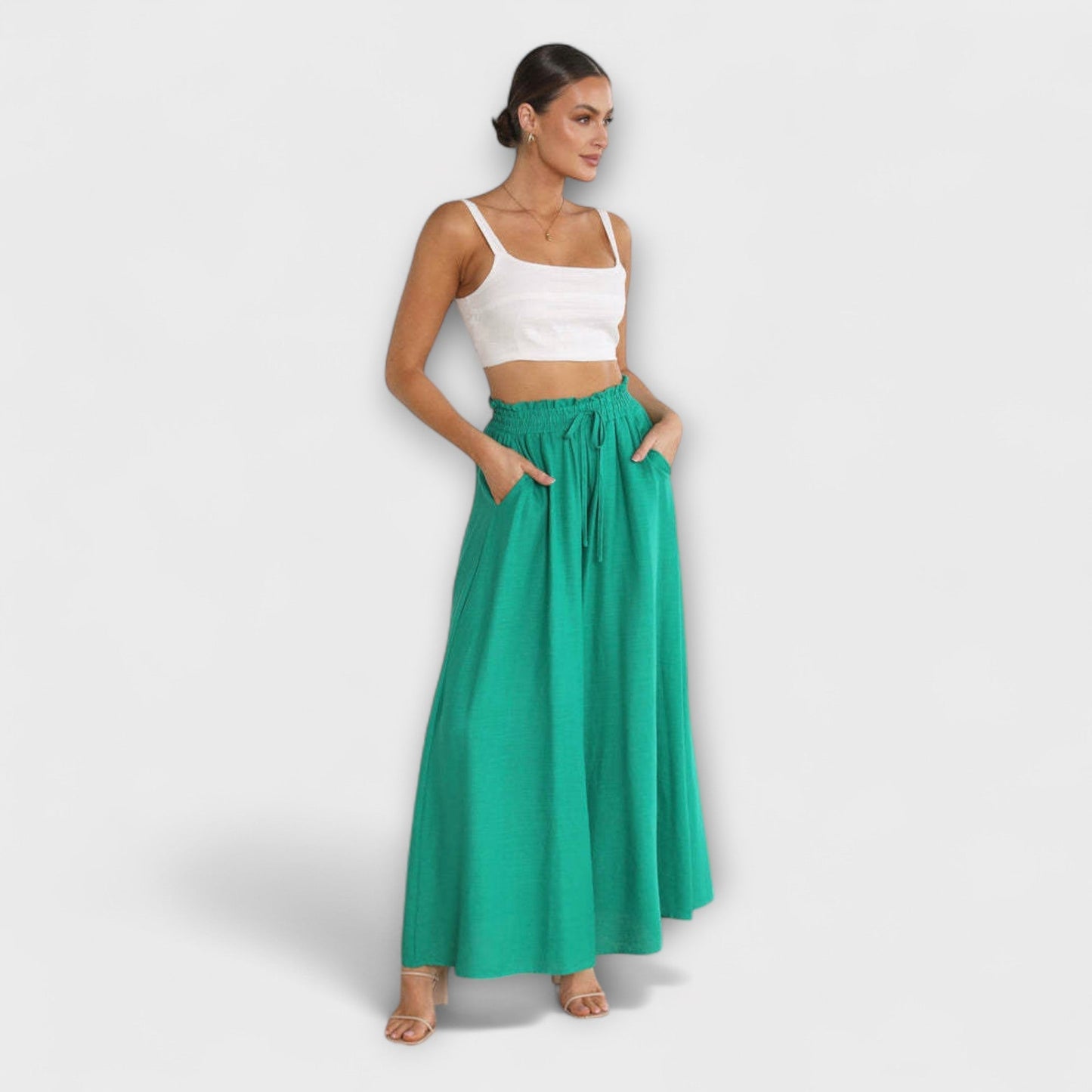 Oralith - Comfortable Pleated Pants