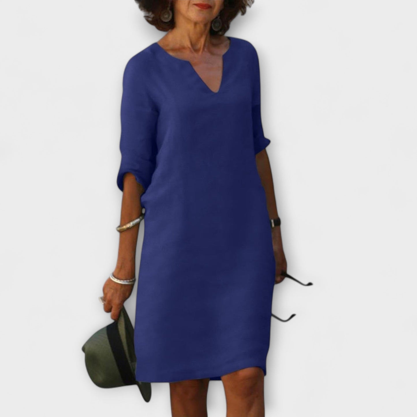 Ellyse - Chic Summer Dress with V-Neck
