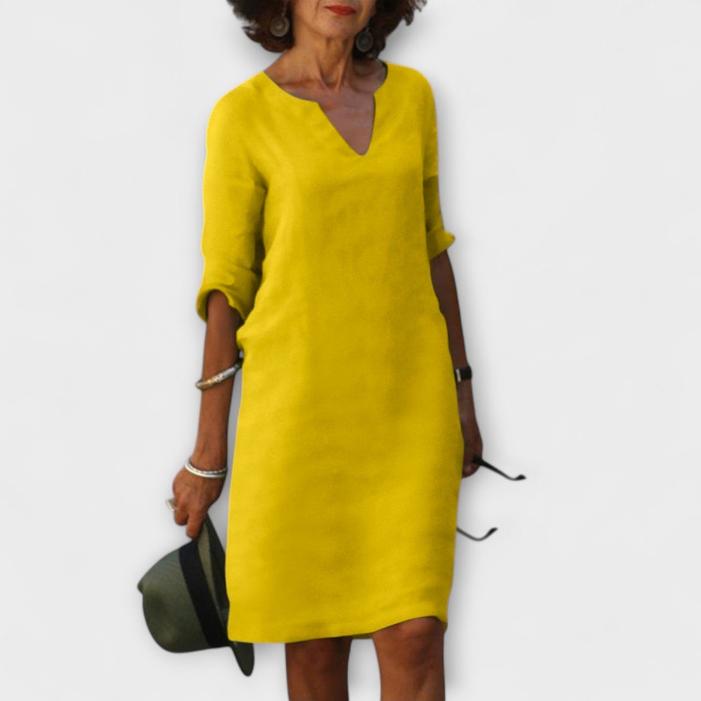 Ellyse - Chic Summer Dress with V-Neck