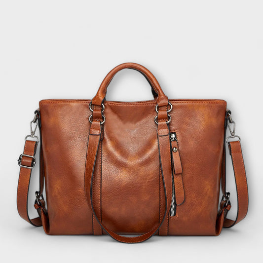 Lora - Large Leather Tote Bag