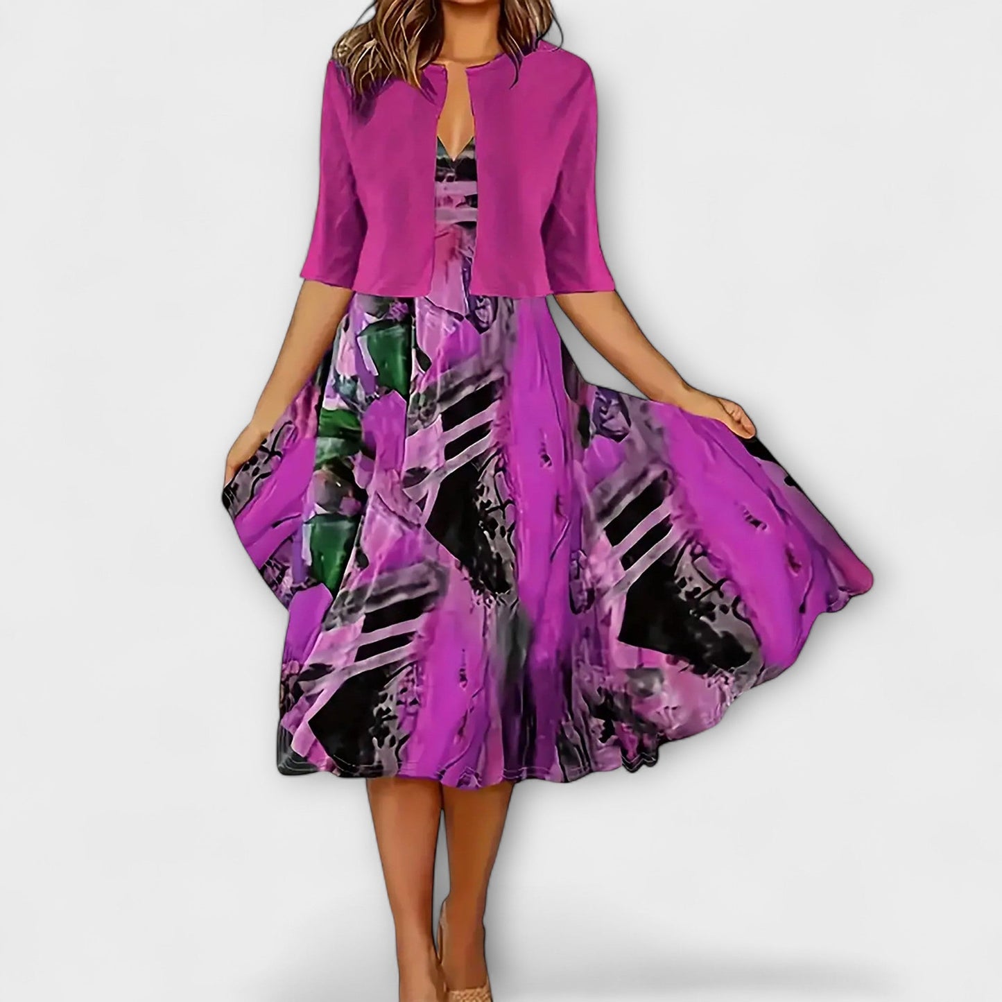 Women's Blazer Midi Dress