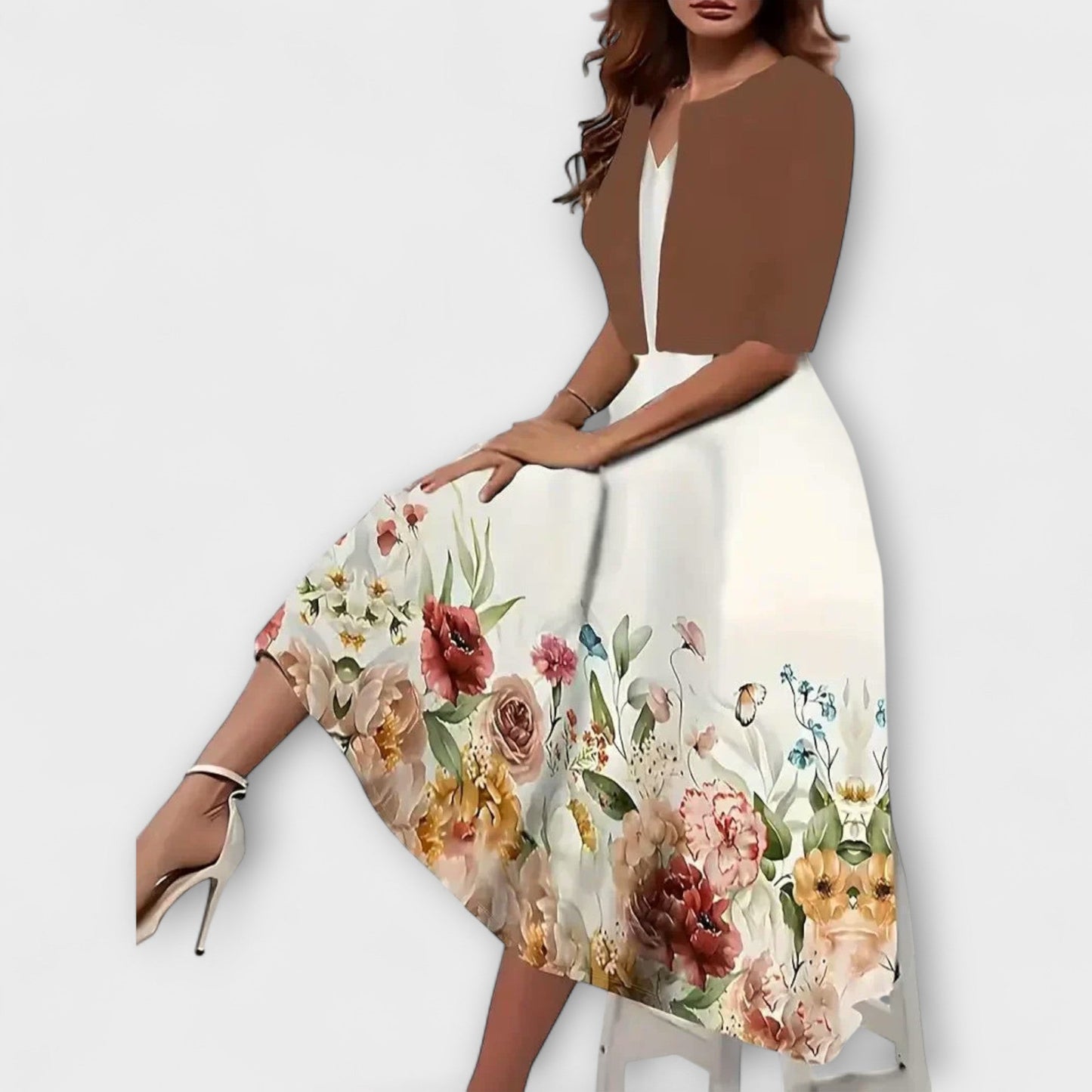 Women's Blazer Midi Dress