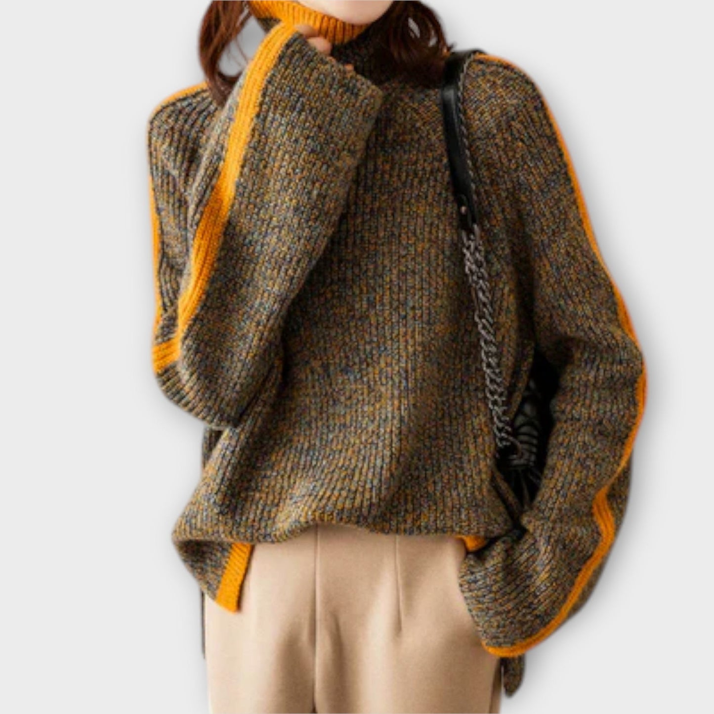 Breseis - Retro Turtleneck Sweater