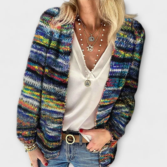 Birgitte - Vibrant and Cozy Cardigan