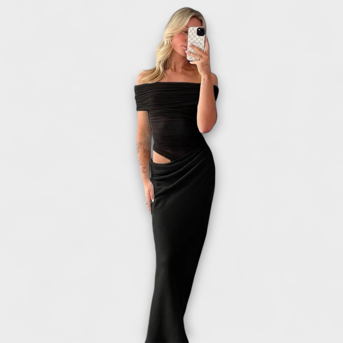 Puss - Ruffled Asymmetrical Dress