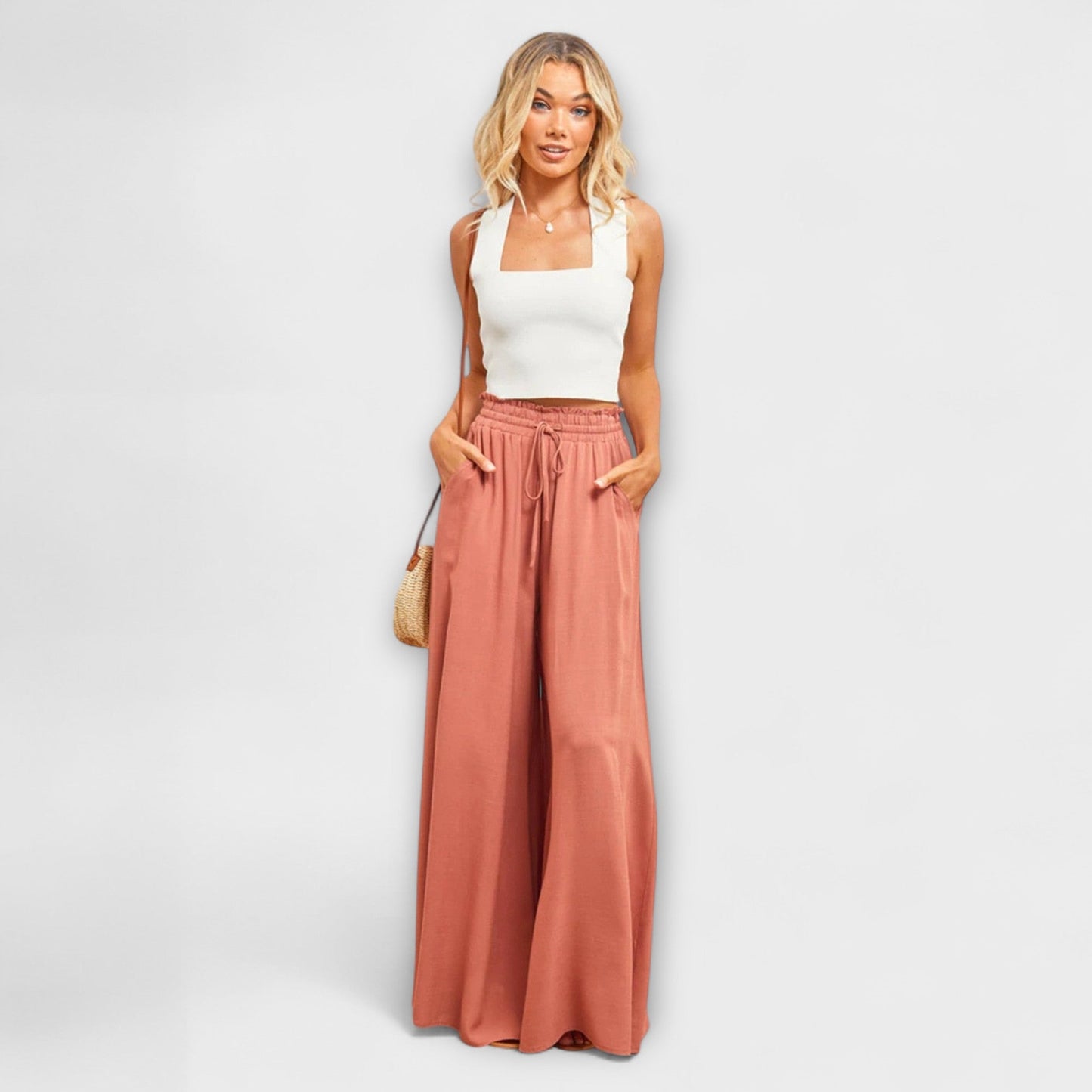 Oralith - Comfortable Pleated Pants