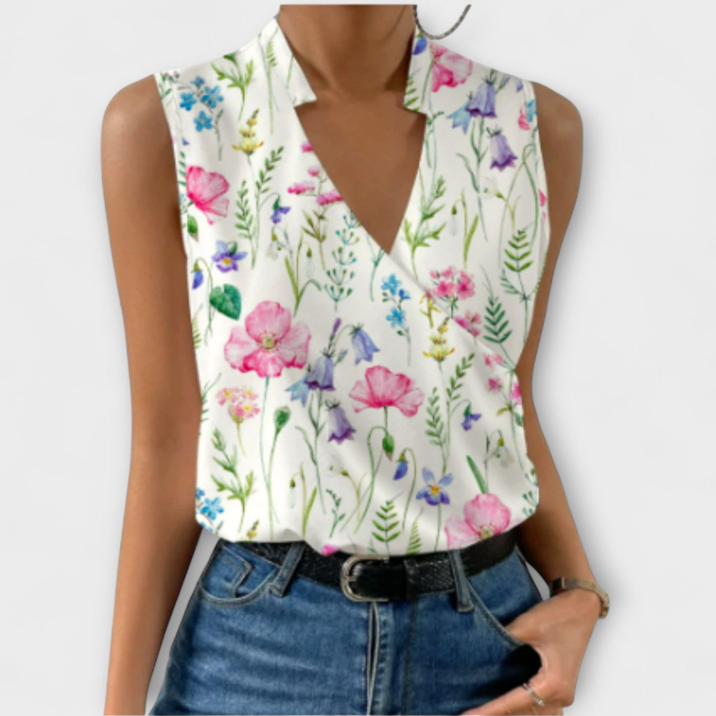 Soft V-Neck Summer Top