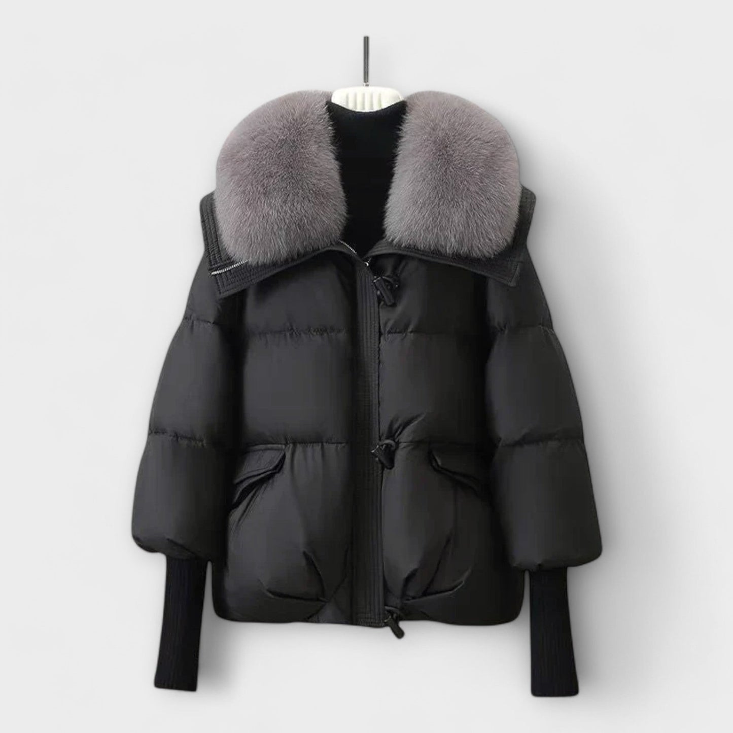 Lucyna - Stylish Fur-Trimmed Jacket