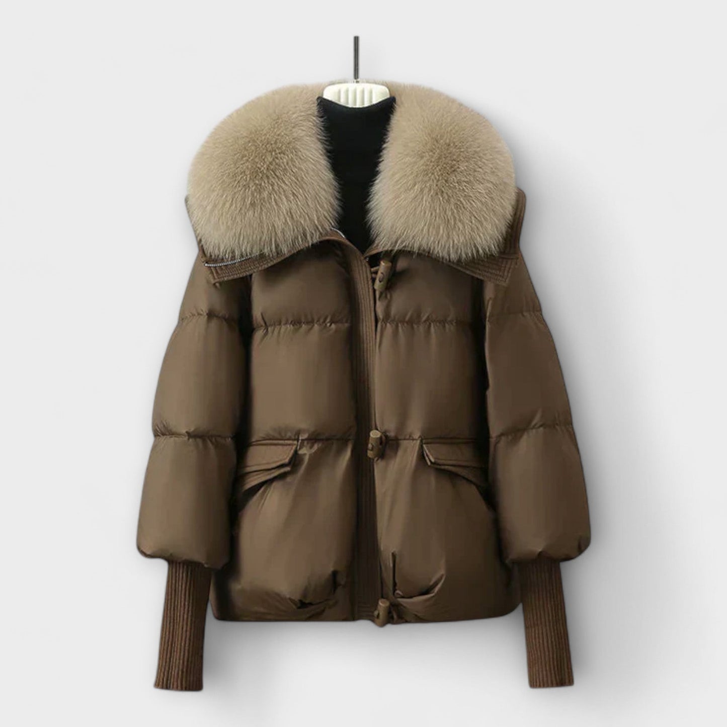 Lucyna - Stylish Fur-Trimmed Jacket