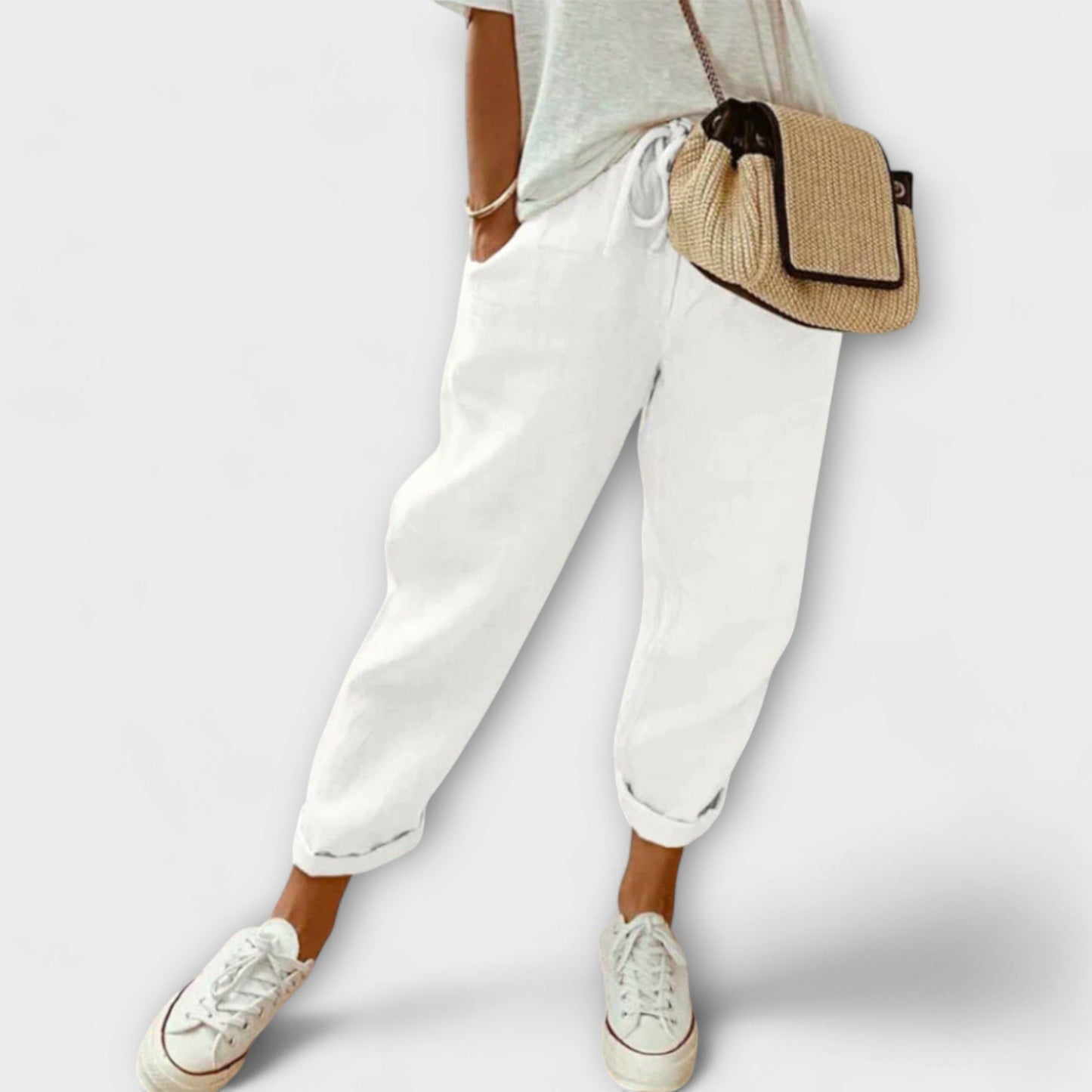 Bibi - Stylish Casual Linen Pants