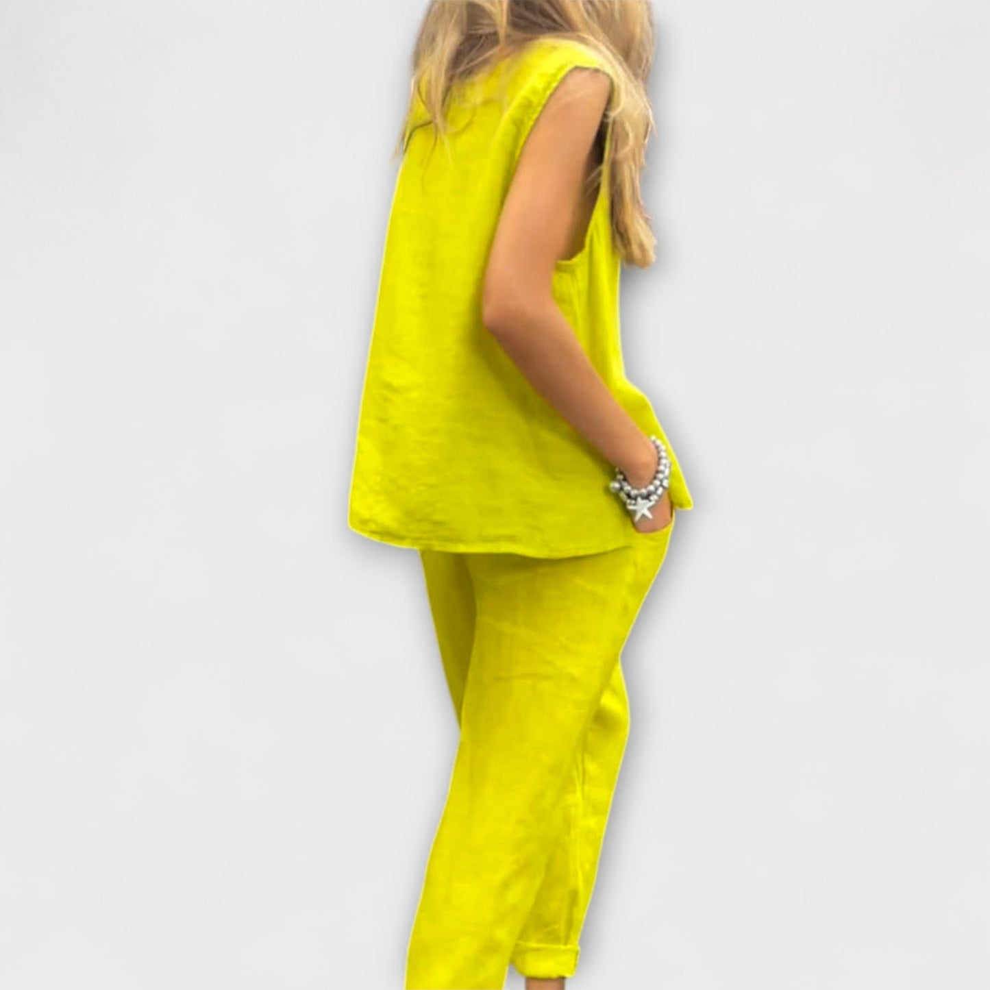 Jennifer - Casual Cotton-Linen Set
