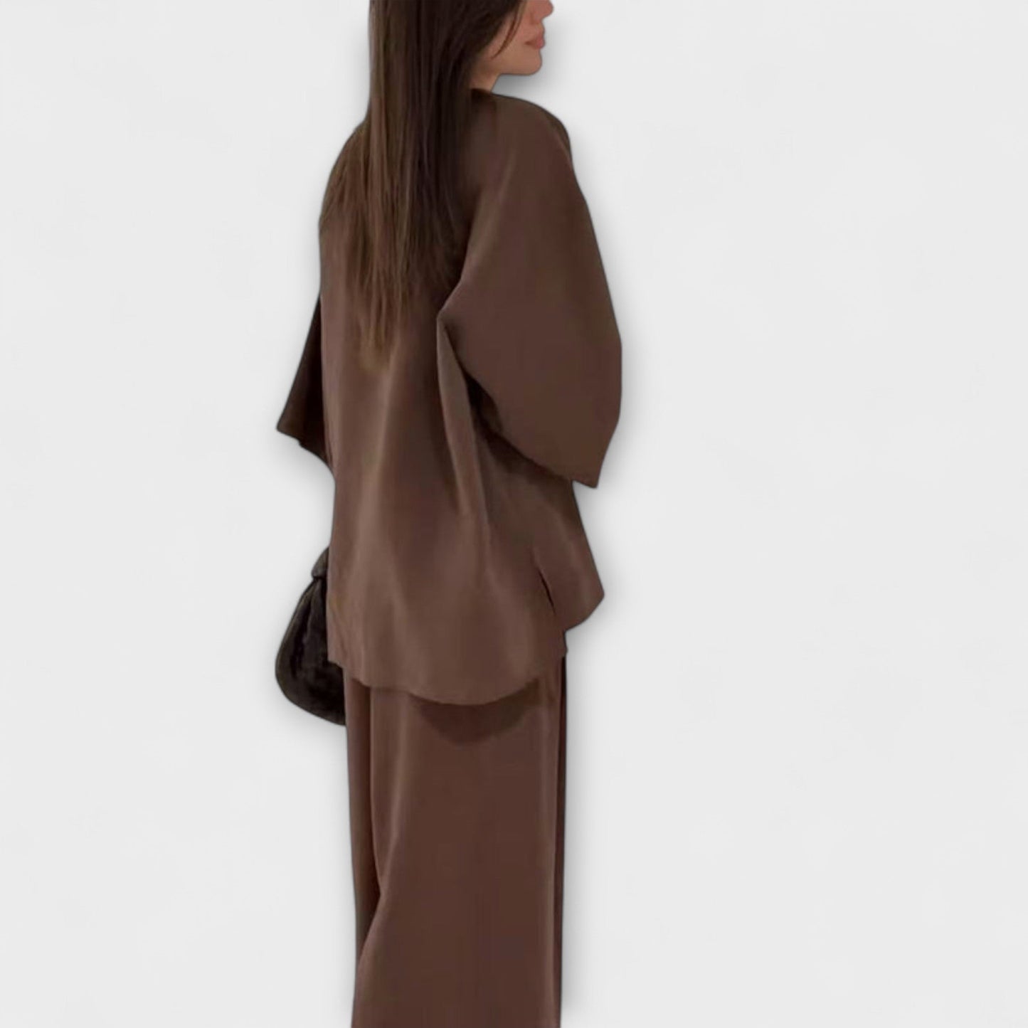 Jacqueline - Casual V-Neck Top and Pants Set