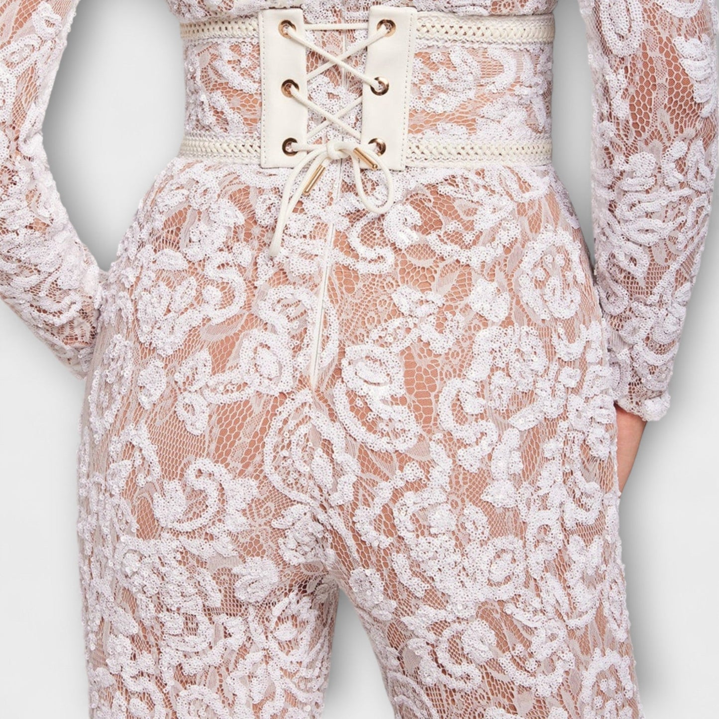 Theresia - Lace Corset Jumpsuit