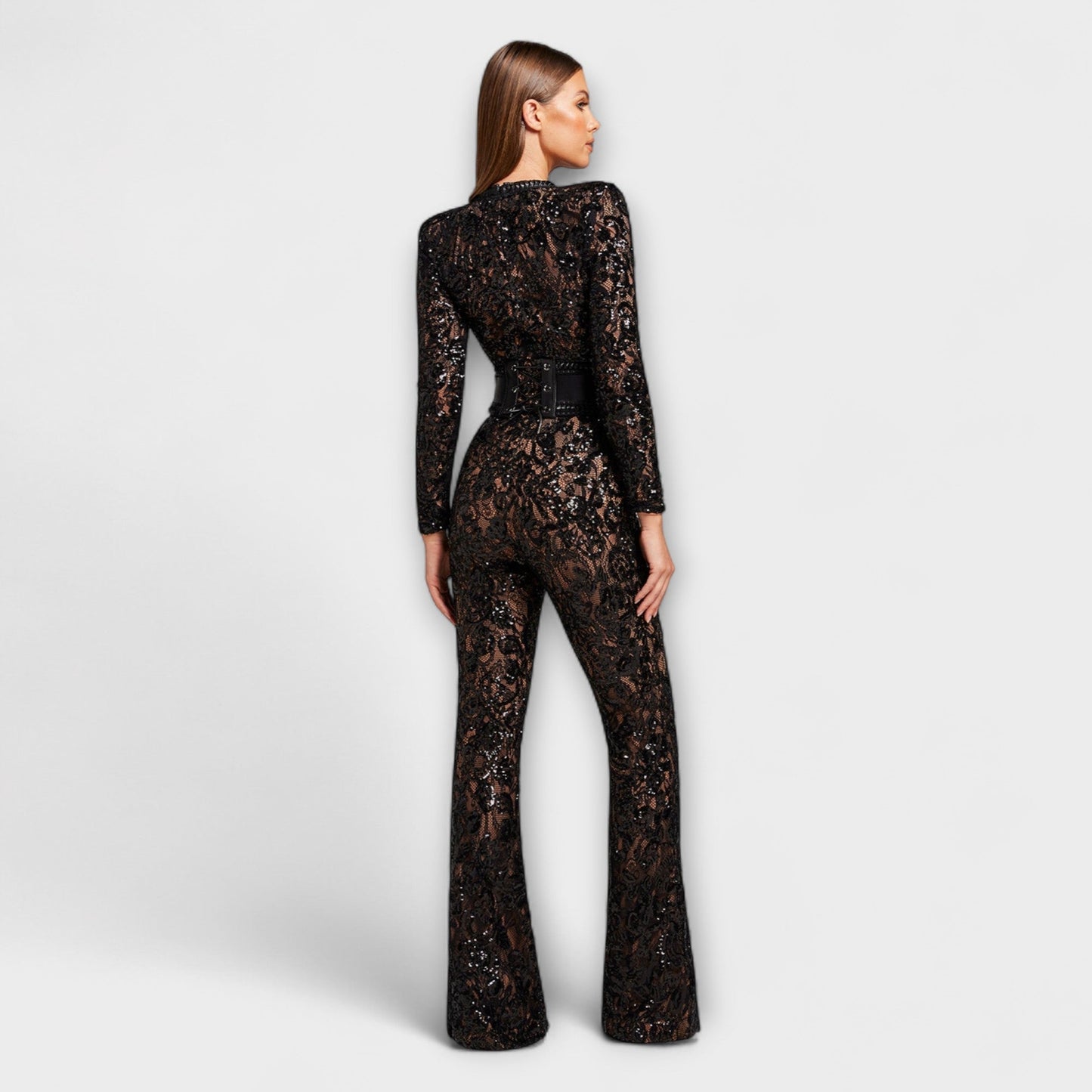 Theresia - Lace Corset Jumpsuit