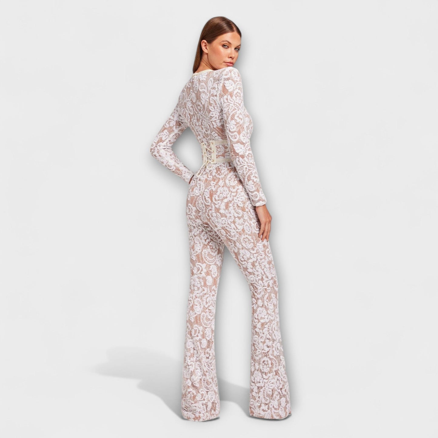 Theresia - Lace Corset Jumpsuit