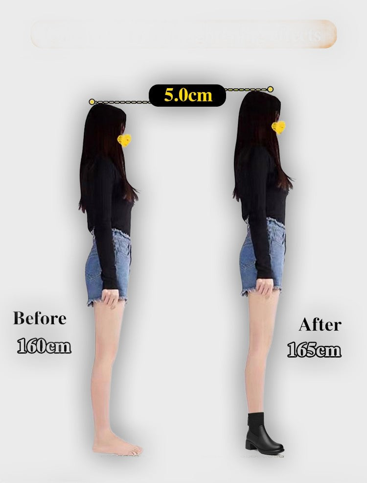 Elida – Women’s Stretch Sock Boots with Sleek Heel & Knit Upper