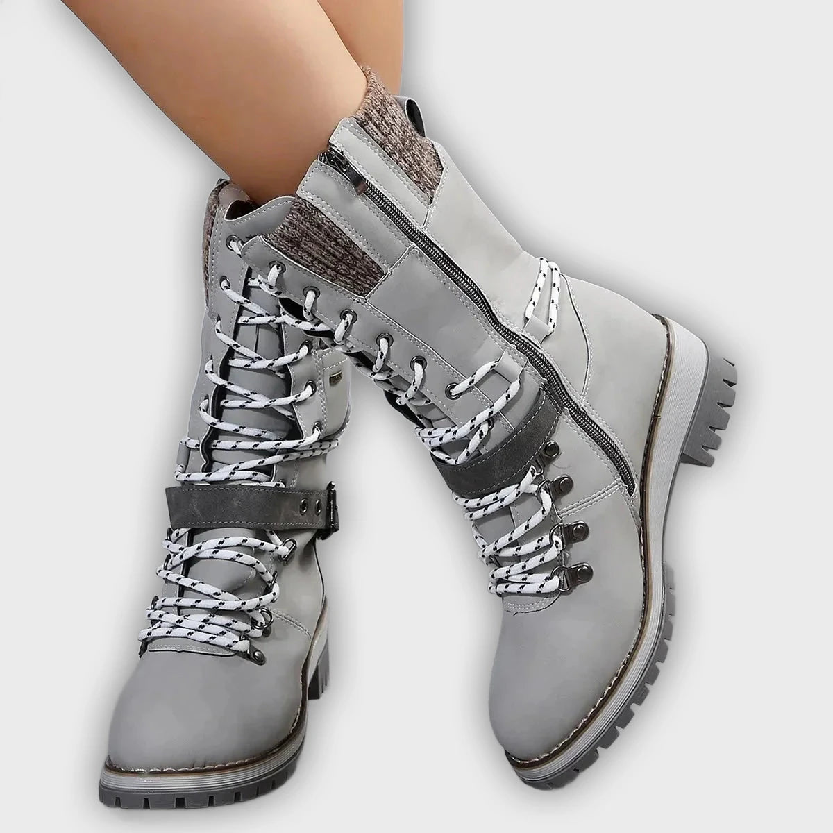 Elvira – Women’s Side Zip Casual Boots