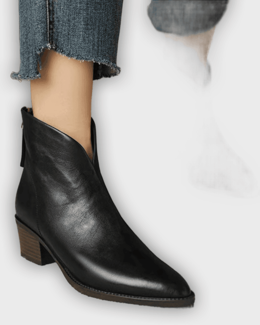 Freyja – Women’s Elegant Knee-High Boots with Block Heel