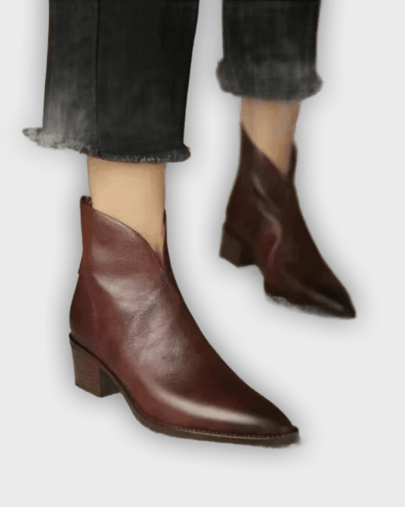 Freyja – Women’s Elegant Knee-High Boots with Block Heel