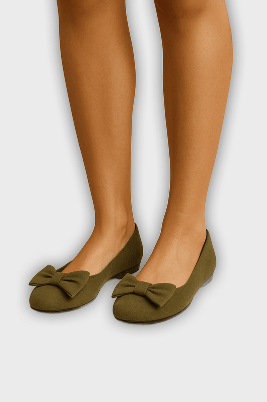 Giulia Slip-On Flats with Bow