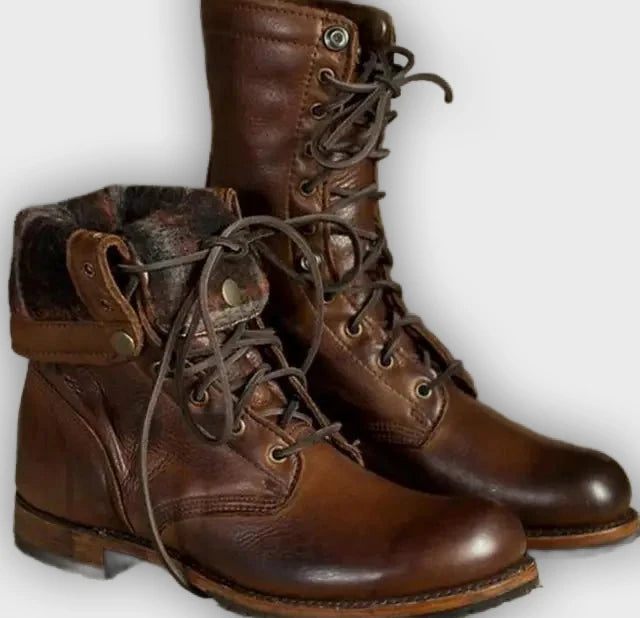 Ingrid – Women’s Lace-Up Ankle Boots Durable Sole, PU Leather, Outdoor Style