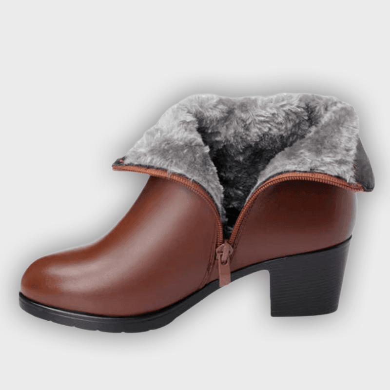 Isolde – Women’s Suede Ankle Boots with Side Zip & Cushioned Insole