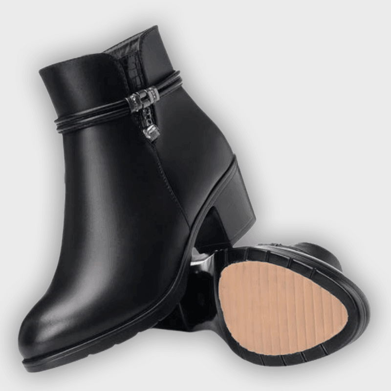 Isolde – Women’s Suede Ankle Boots with Side Zip & Cushioned Insole