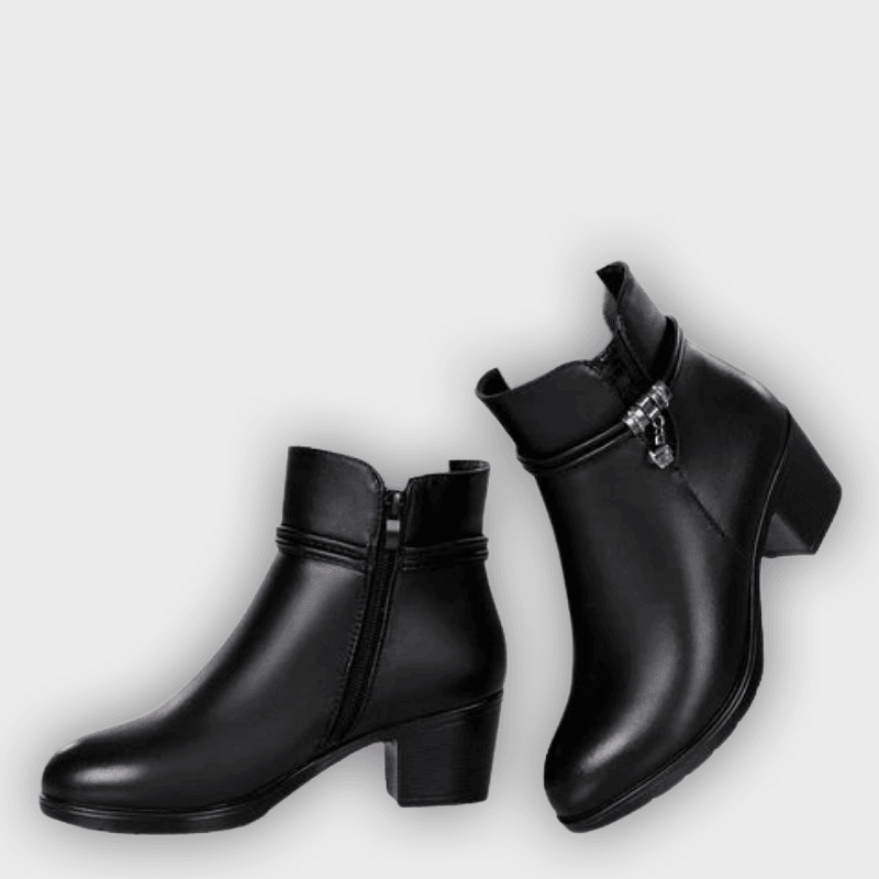 Isolde – Women’s Suede Ankle Boots with Side Zip & Cushioned Insole