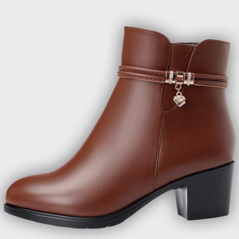 Isolde – Women’s Suede Ankle Boots with Side Zip & Cushioned Insole