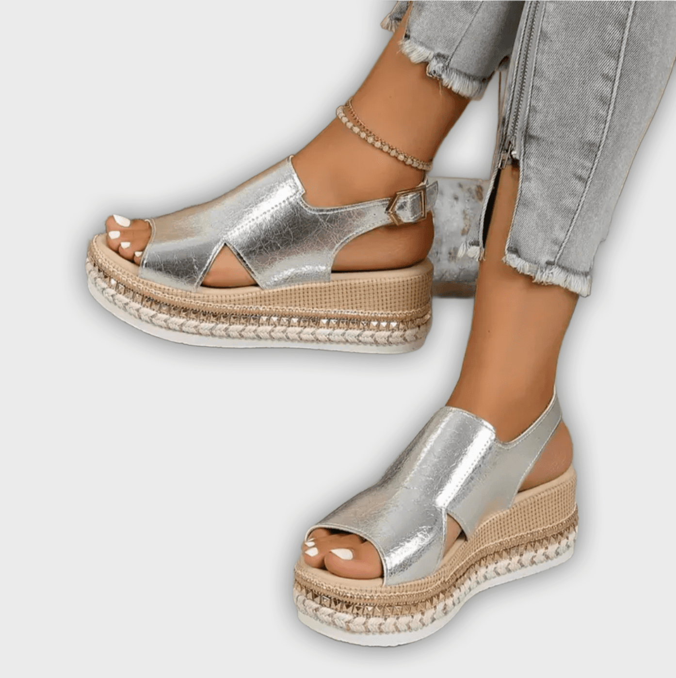 Manon – Women’s Platform Sandals – Orthopedic Support – Slingback Strap