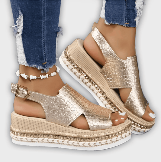 Manon – Women’s Platform Sandals – Orthopedic Support – Slingback Strap